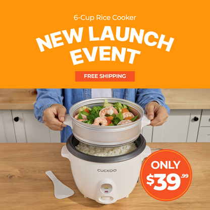 [Special Launch ☆ Free Shipping] 6-Cup One Touch  Rice Cooker & Steamer (CR-0601C)