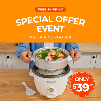 ☆ Free Shipping☆ 6-Cup One Touch  Rice Cooker & Steamer (CR-0601C)