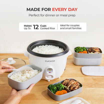 Makes up to 12 Cups Cooked Rice (CR-0601C)