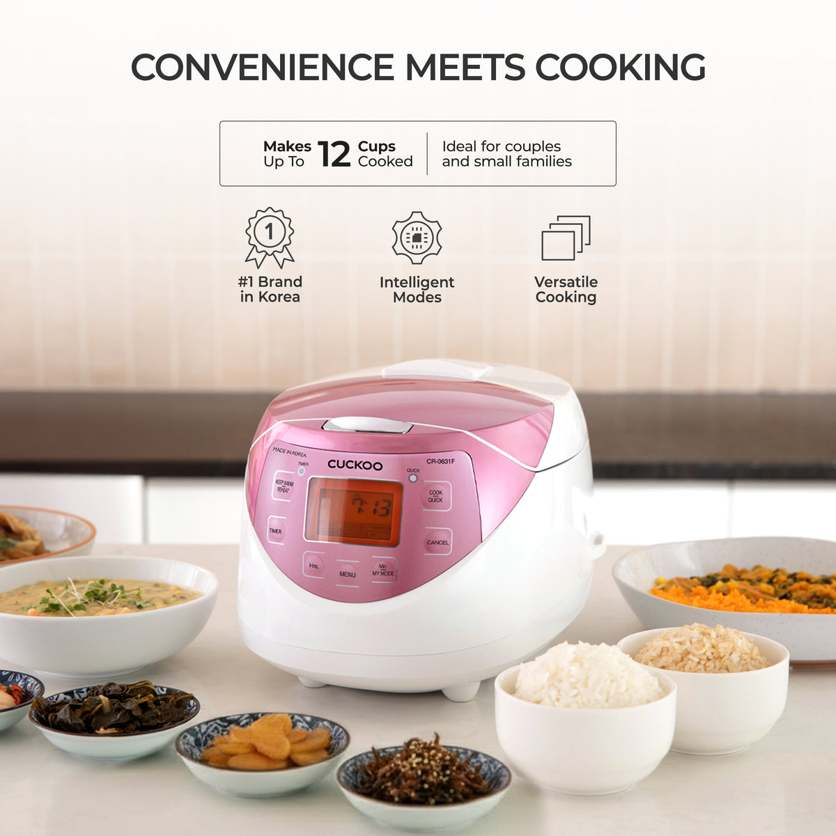 6-Cup Micom Rice Cooker (CR-0631F)