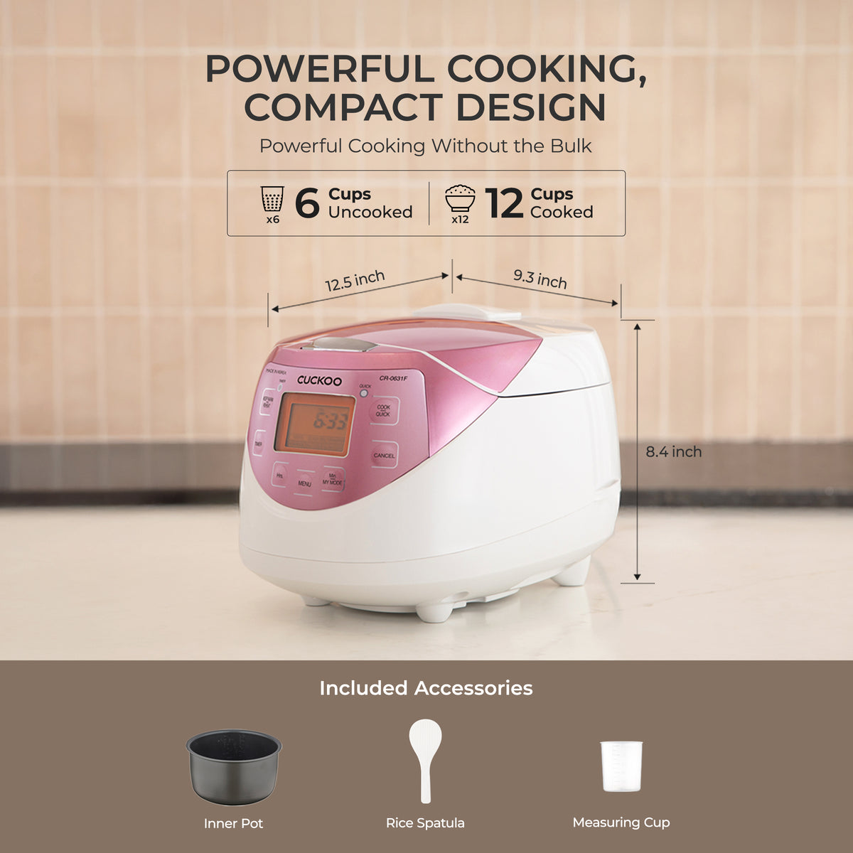 6-Cup Micom Rice Cooker (CR-0631F)