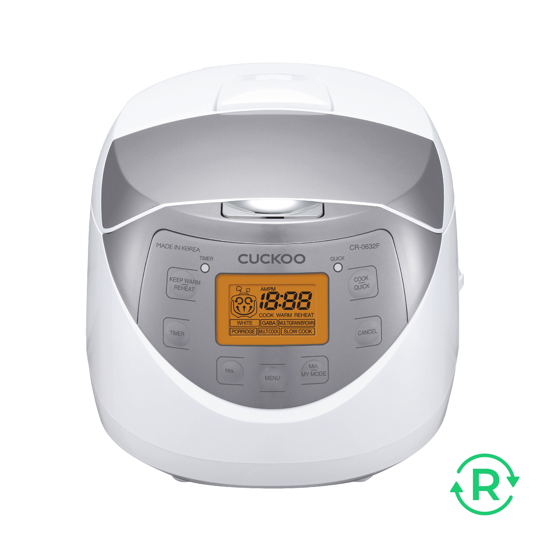 Refurbished B grade 6-Cup Micom Rice Cooker (CR-0632F)