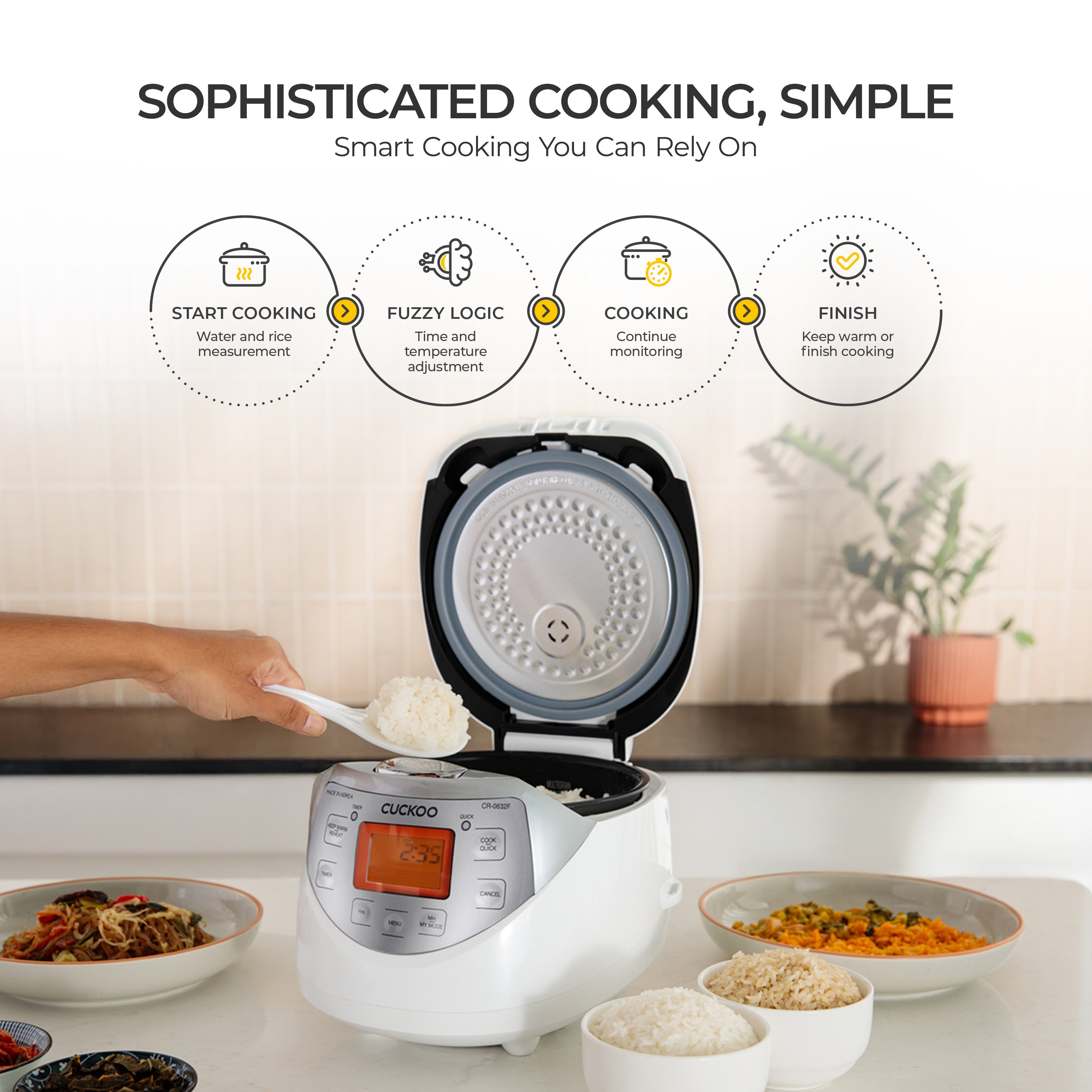 CR-0632F | CUCKOO 6-Cup Micom Korean Rice Cooker – CUCKOO America