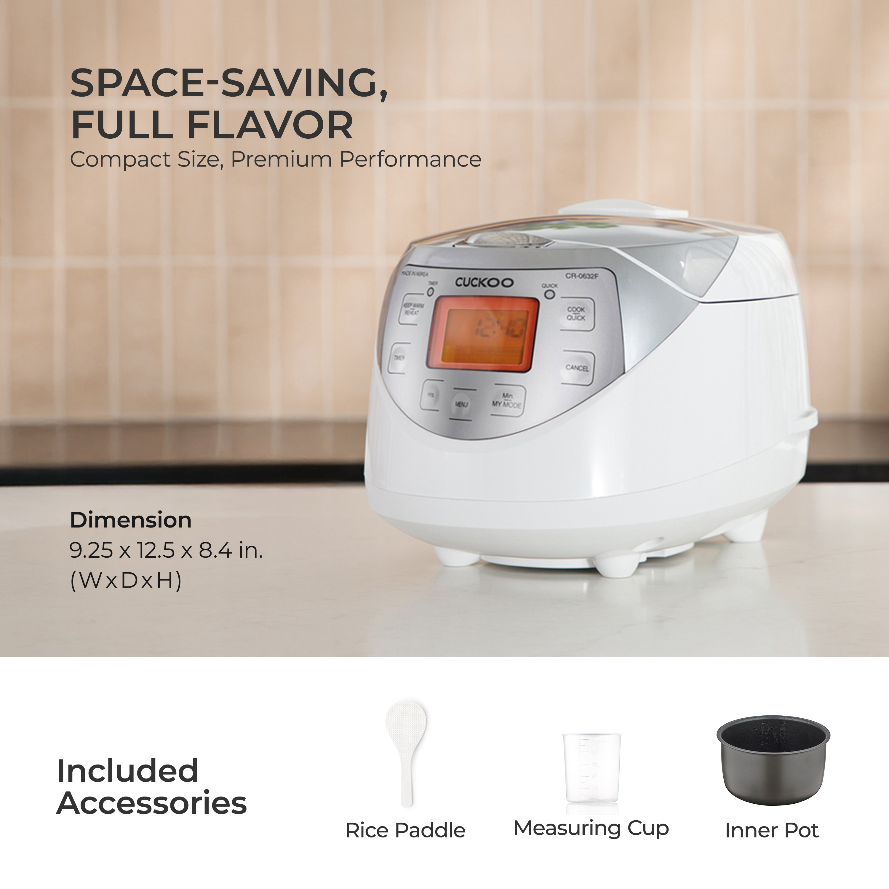 CR-0632F | CUCKOO 6-Cup Micom Korean Rice Cooker – CUCKOO America