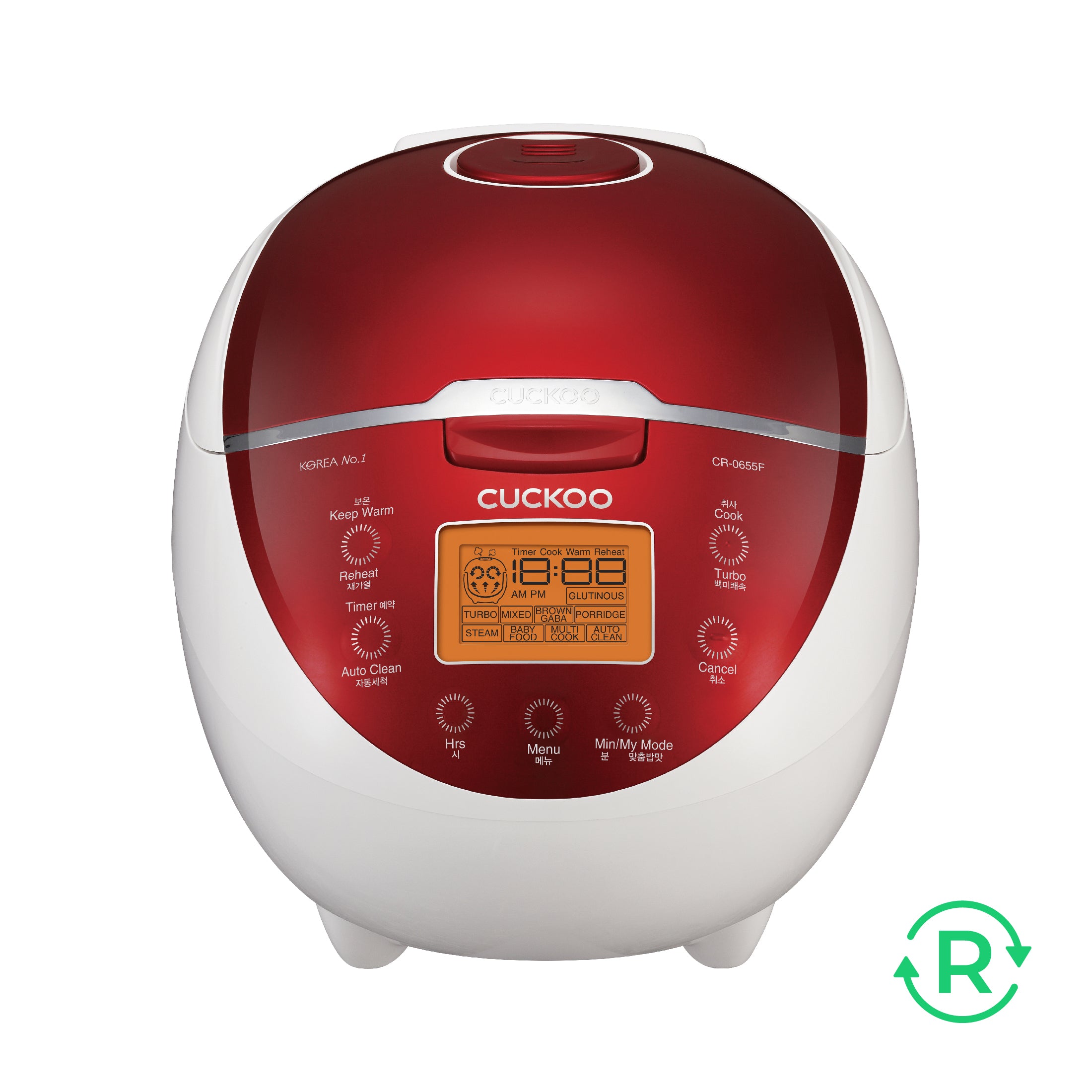리퍼비시  B grade - 6컵 MICOM 밥솥 (CR-0655F)