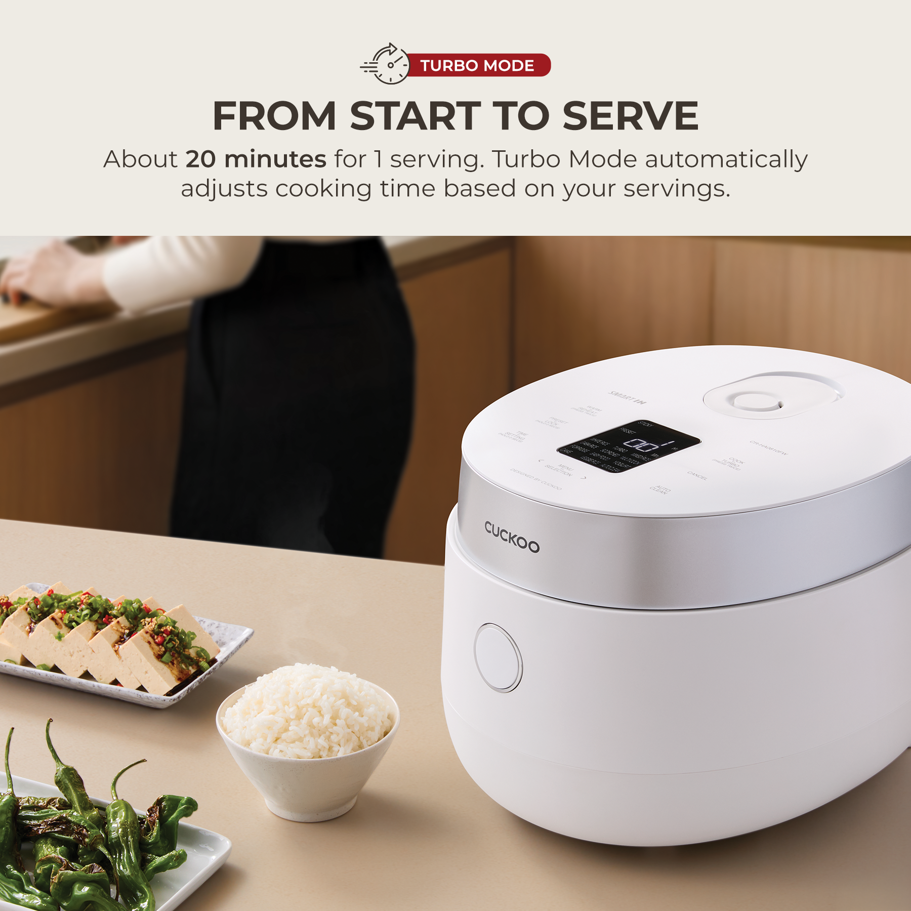8-Cup Induction Heating Rice Cooker (CR-HA0810F)