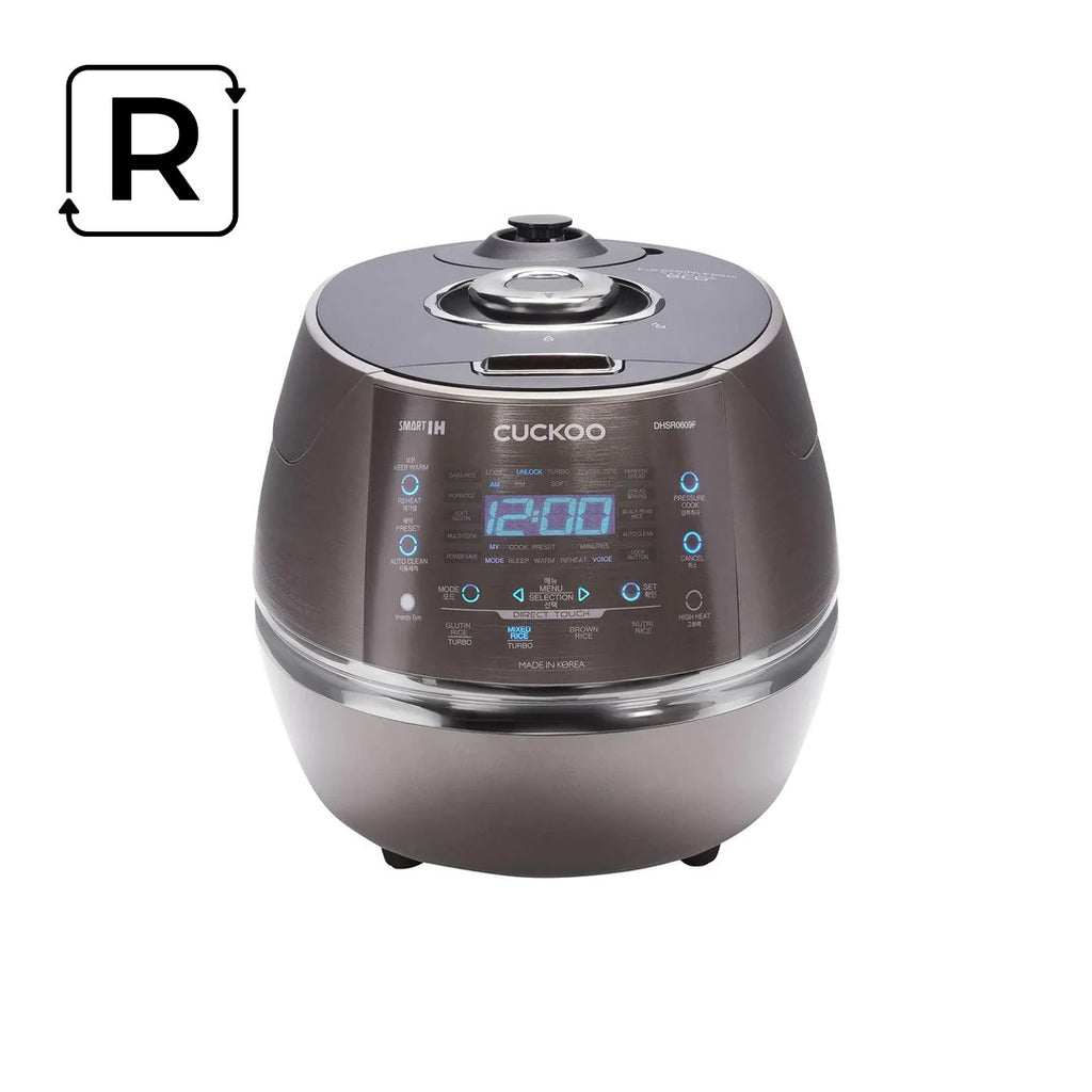 Refurbished 6-Cup IH Pressure Rice Cooker (CRP-HZ0683FR) – CUCKOO