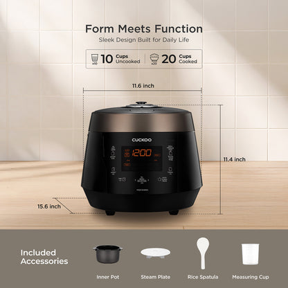10-Cup HP Pressure Rice Cooker (CRP-P1009S)