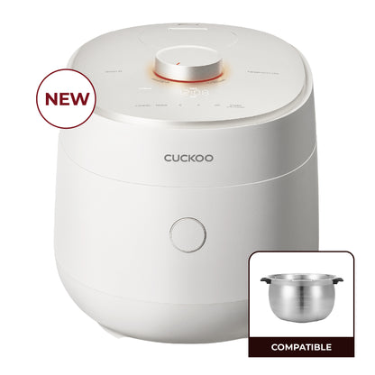 6-Cup IH Twin Pressure Prestige Silence Lumin (CRP-OHTR0609FW) – Compatible with Stainless Steel Inner Pot (Sold Separately)