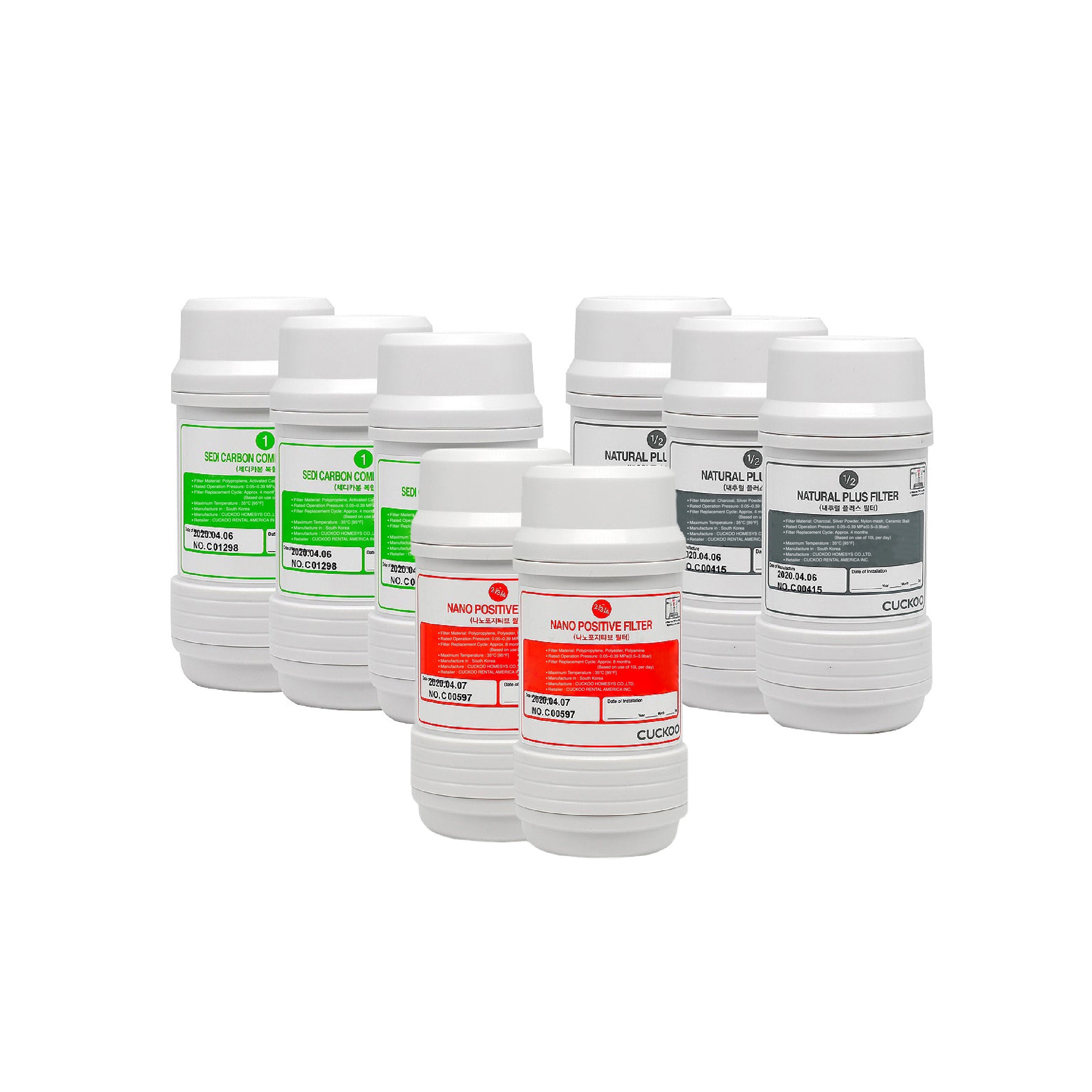 1-Year Water Filter Replacement Bundle for CP-P011, CP-P012