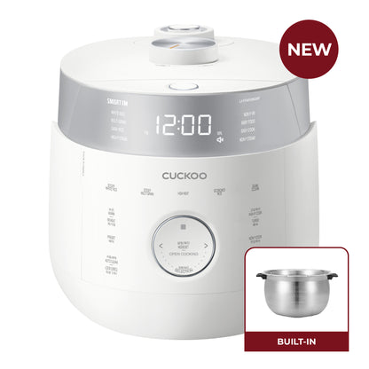 [NEW] 6-Cup IH Twin Pressure Rice Cooker (CRP-LHTAR0609F) – Built-in Stainless Steel Inner Pot