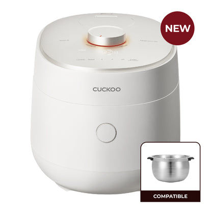 6-Cup IH Twin Pressure Prestige Silence Lumin (CRP-OHTR0609FW) – Compatible with Stainless Steel Inner Pot (Sold Separately)