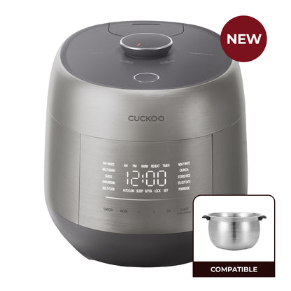 6-Cup IH Twin Pressure Prestige Silence Heritage (CRP-PHTR0609FS) –– Compatible with Stainless Steel Inner Pot (Sold Separately)