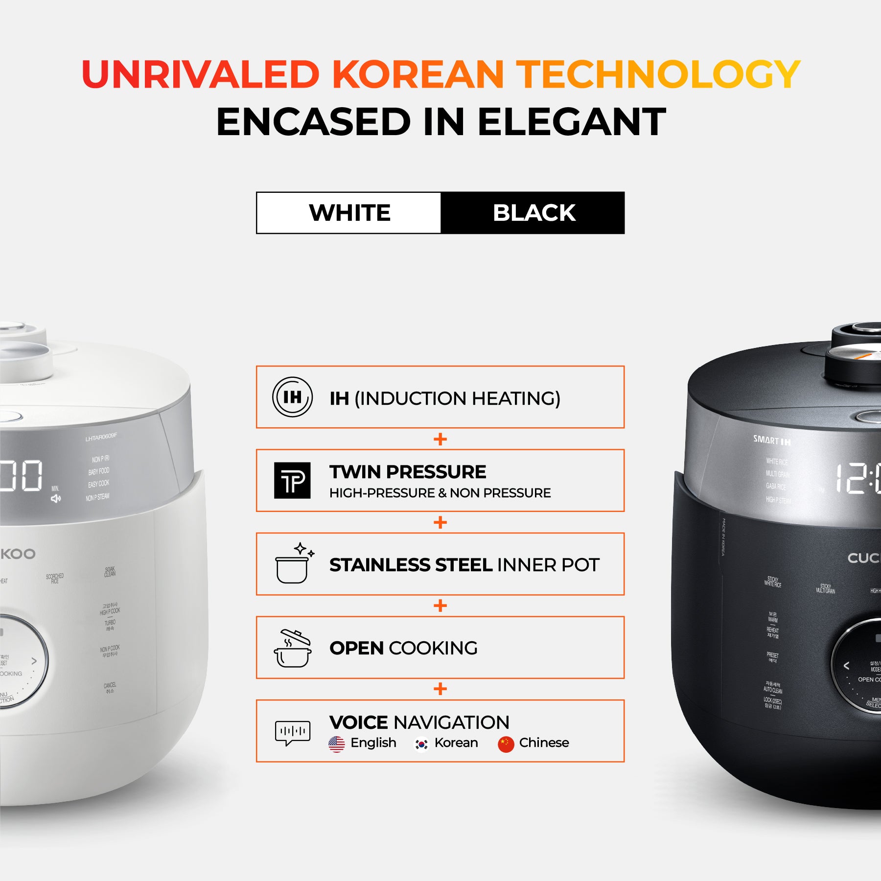 [NEW] 6-Cup IH Twin Pressure Rice Cooker with Stainless Steel Inner Pot (CRP-LHTAR0609F)