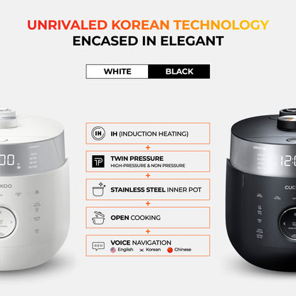 [NEW] 6-Cup IH Twin Pressure Rice Cooker with Stainless Steel Inner Pot (CRP-LHTAR0609F)