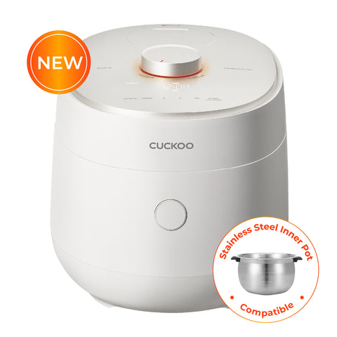 6-Cup IH Twin Pressure Prestige Silence Lumin (CRP-OHTR0609FW) – Compatible with Stainless Steel Inner Pot