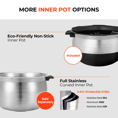 [NEW] 6-Cup IH Twin Pressure Prestige Silence Lumin (CRP-OHTR0609F)