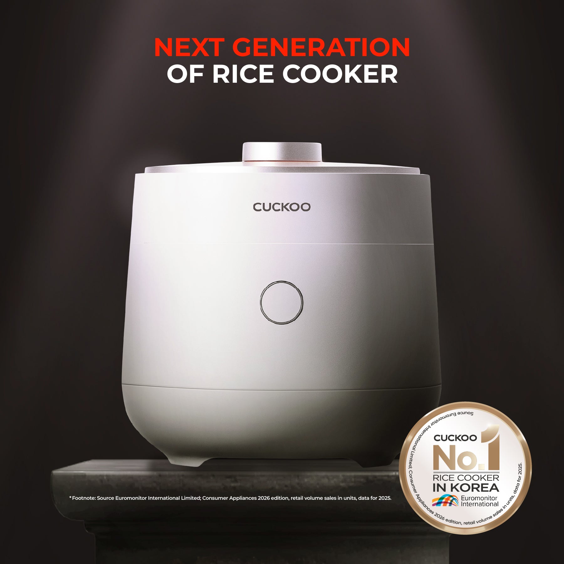 [NEW] 10-Cup IH Twin Pressure Prestige Silence Lumin (CRP-OHTR1009FWS) – Built-in Stainless Steel Inner Pot