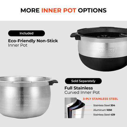 [NEW] 6컵 IH 트윈프레셔 프레스티지 사일런스 밥솥 (CRP-OHTR0609FW) –3중 프리미엄 스테인리스 스틸 내솥 호환 모델