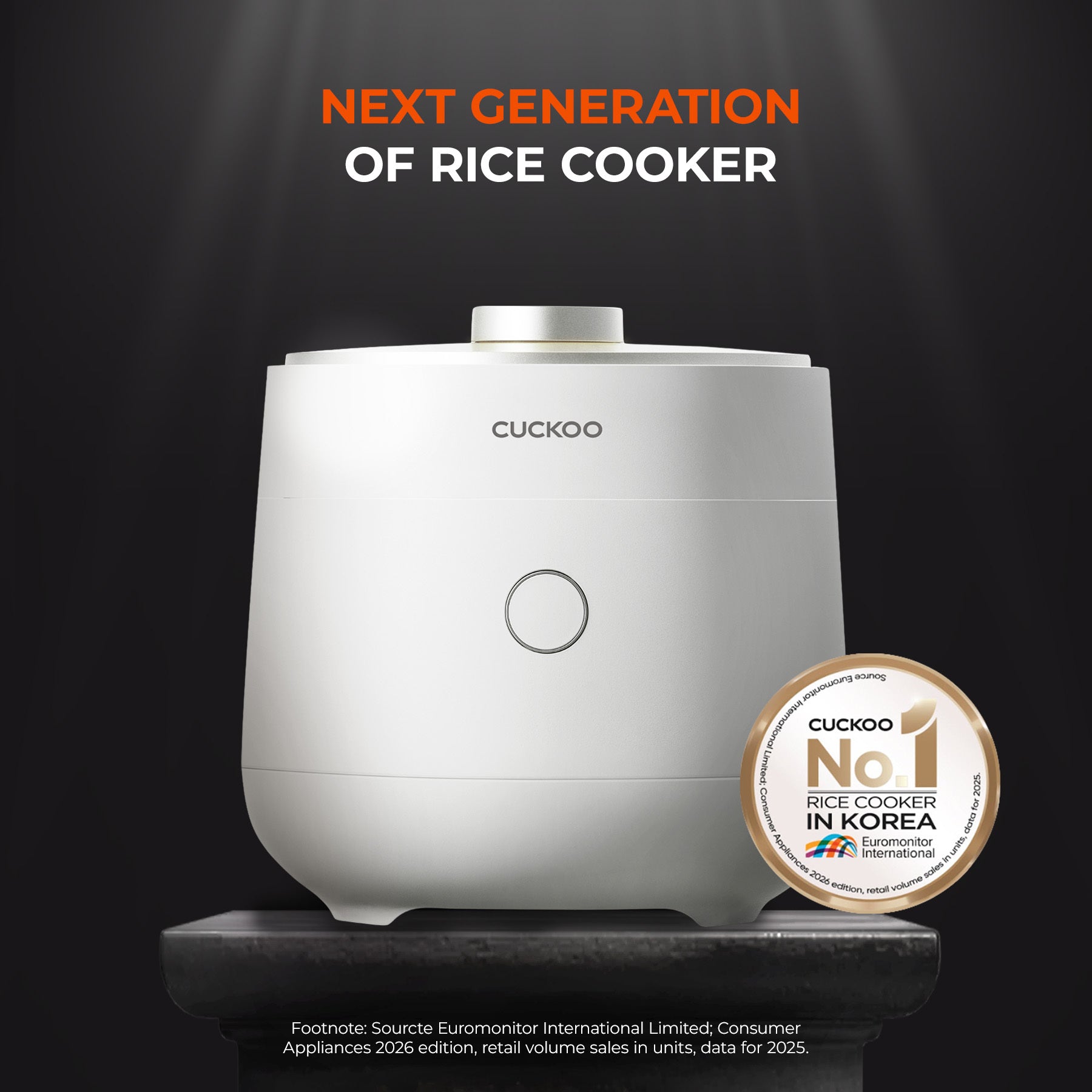 6-Cup IH Twin Pressure Prestige Silence Lumin (CRP-OHTR0609FW) – Compatible with PFAS Free Stainless Steel Inner Pot