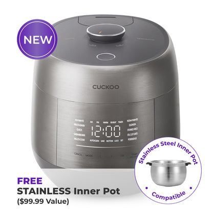 6-Cup IH Twin Pressure Prestige Silence Heritage (CRP-PHTR0609FS) – Compatible with Stainless Steel Inner Pot