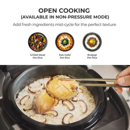 [NEW] 6컵 IH 트윈프레셔 프레스티지 사일런스 밥솥 (CRP-PHTR0609FS) –3중 프리미엄 스테인리스 스틸 내솥 호환 모델