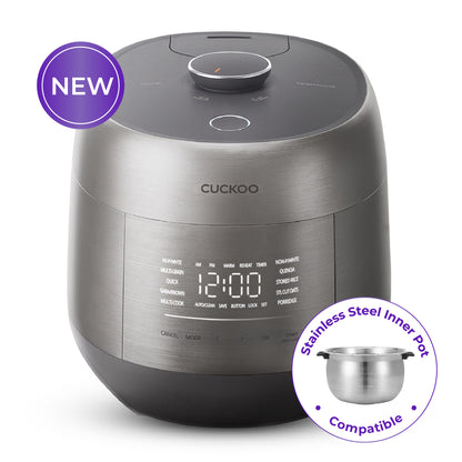 [NEW] 6-Cup IH Twin Pressure Prestige Silence Heritage (CRP-PHTR0609F) – Compatible with Stainless Steel Inner Pot