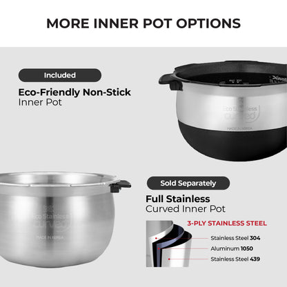[NEW] 6-Cup IH Twin Pressure Prestige Silence Heritage (CRP-PHTR0609F) – Compatible with Stainless Steel Inner Pot