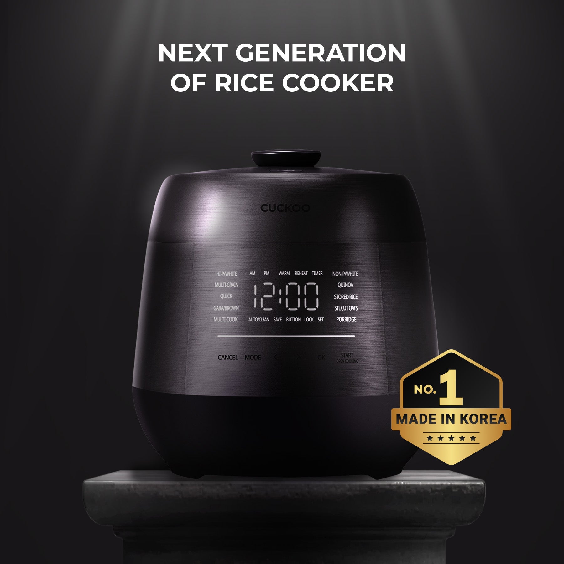 [NEW] 6-Cup IH Twin Pressure Prestige Silence Heritage (CRP-PHTR0609F)