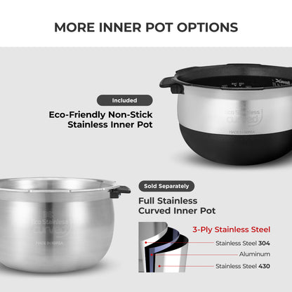 6-Cup IH Twin Pressure Prestige Silence Heritage (CRP-PHTR0609F)