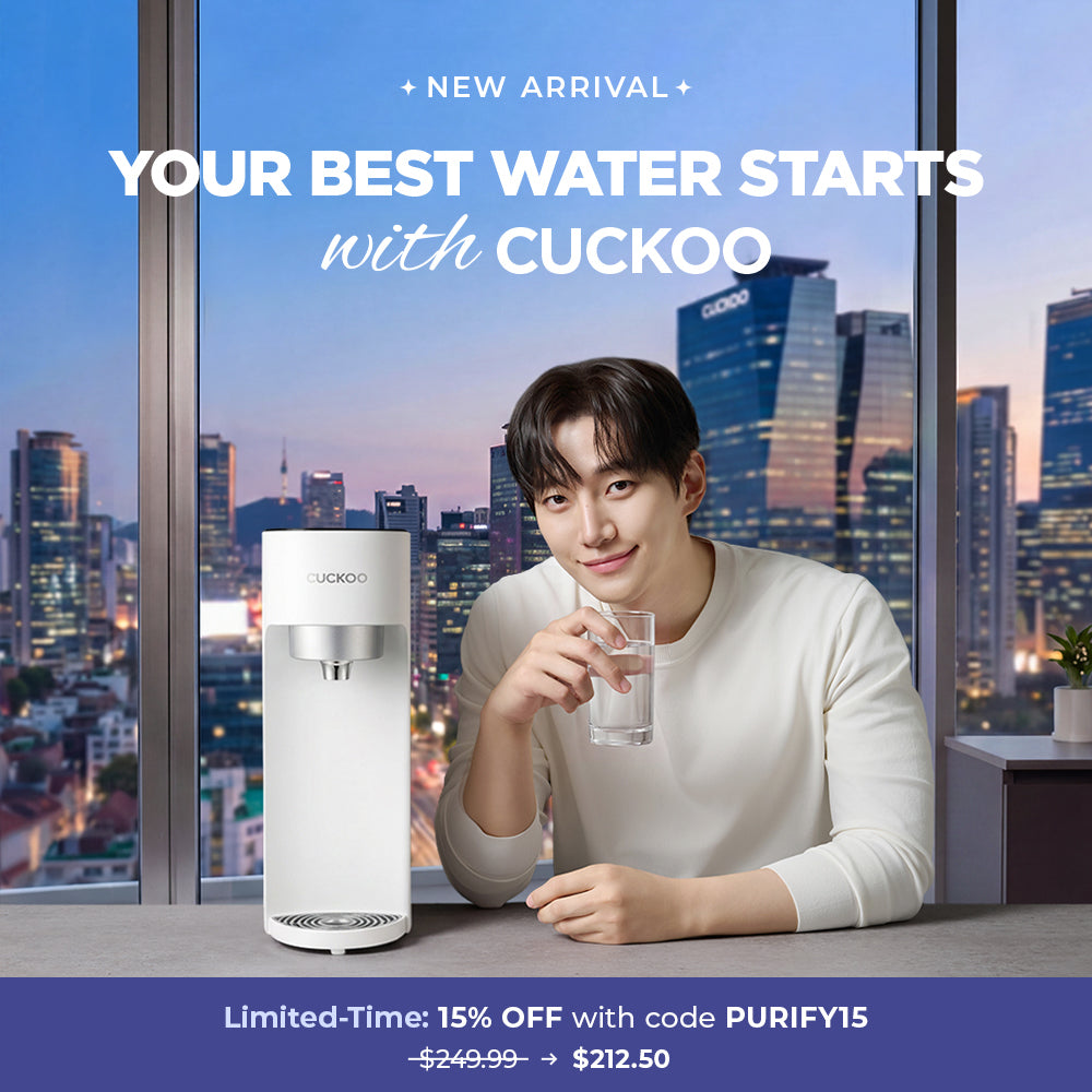 [NEW] Tankless Countertop Nano Filtration Water Purifier, Self Installation, 3-Layer Filtration System, Direct Water Purification (CP-U011W)
