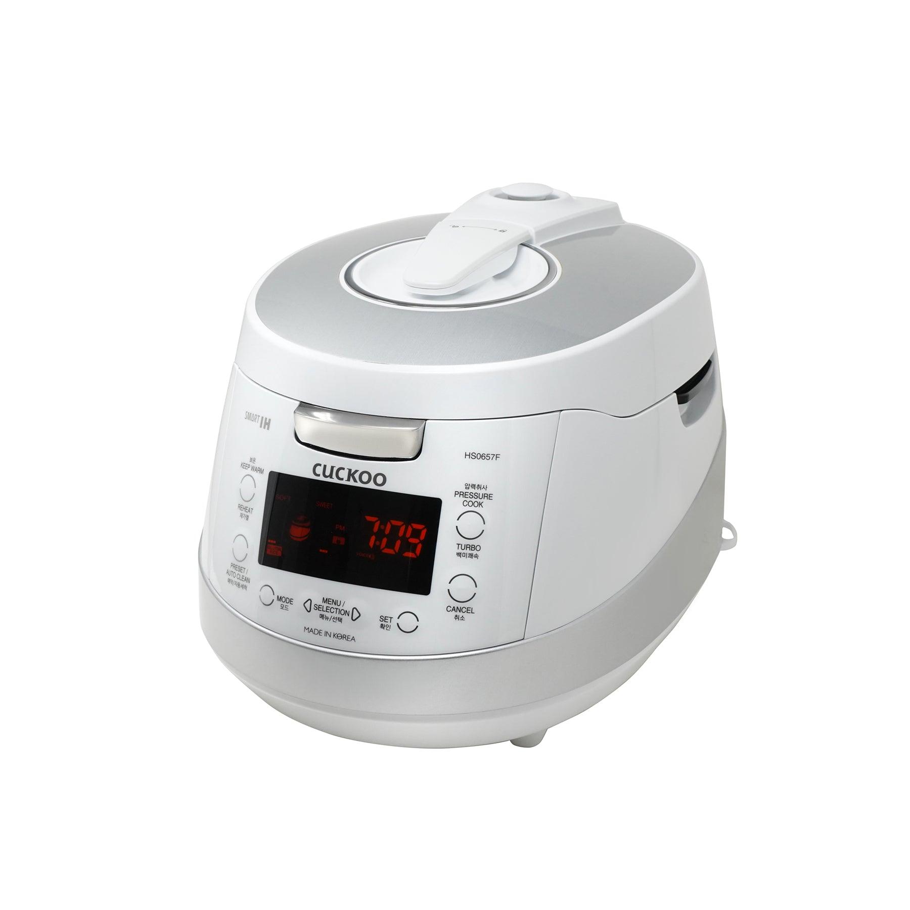 6-Cup IH Pressure Rice Cooker (CRP-HS0657FW), Korean Voice guide only