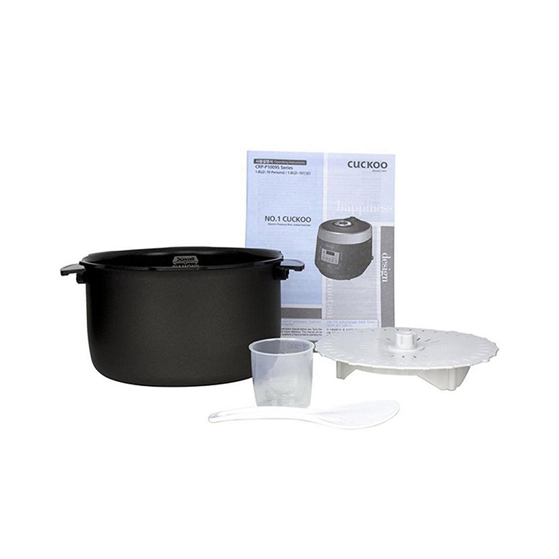  Cuckoo CRP-P1009SW 10 Cup Electric Heating Pressure Cooker &  Warmer – 12 Built-in Programs, Glutinous (White), Mixed, Brown, GABA Rice,  [1.8 liters]: Home & Kitchen