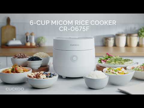 CUCKOO CR-0655F, 6-Cup (Uncooked) Micom Rice Cooker